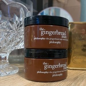 Philosophy The Gingerbread Man Glazed Body Souffle 4 oz SEALED Perfumed Lotion